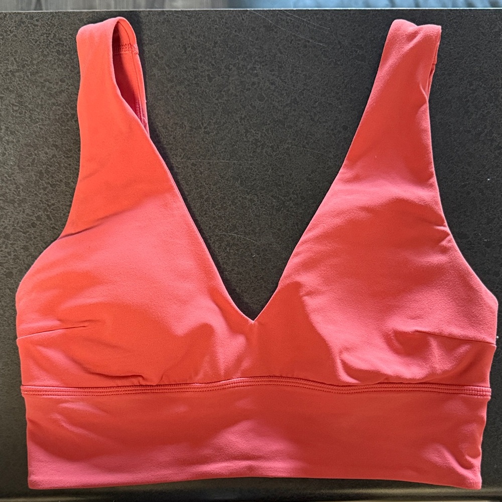 Lululemon Athletica Vibrant Coral Sports Bra